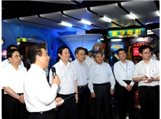 On May 17th, member of The Political Bureau of the Central Committee of the Communist Party of China, Secretary of the central secretary committee Mr. Liu Qibao visited Huaqiang Holdings. Ltd